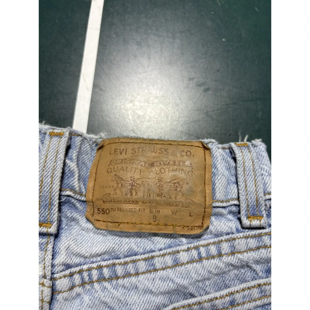 Vintage Levis 550 Orange Tab Jeans toddlers Size 4 Slim 20x10 90s